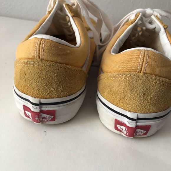 Vans yellow and white old skool men’s size 4 women’s size 5.5 shoe suede - Picture 3 of 7